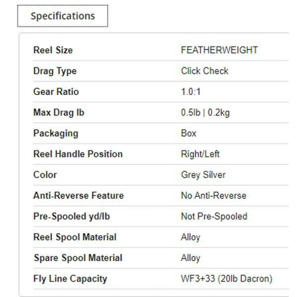 Hardy LTW Featherweight Flyfishing Reel 11 Hardy LTW Featherweight Flyfishing Reel - Image 11