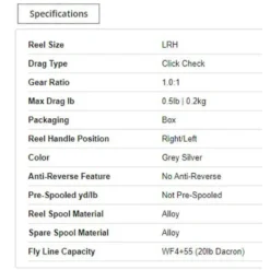 Hardy LTW LHR Flyfishing Reel -Okuwa Shop hardy ltw lhr flyfishing reel 7